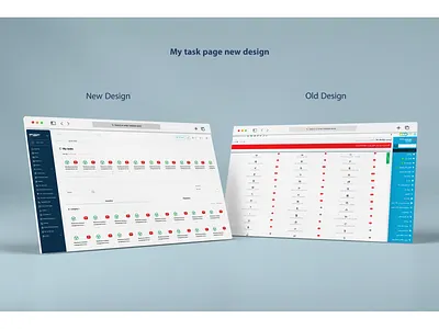 Task page design card base dashboard task