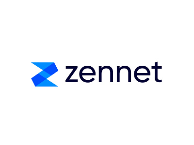 letter z logo design - zennet branding crypto letter z logo logo design tech logo z