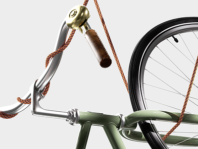 The Linus 3D Project! 3d 3d design bicycle c4d cinema4d design graphic design render rope