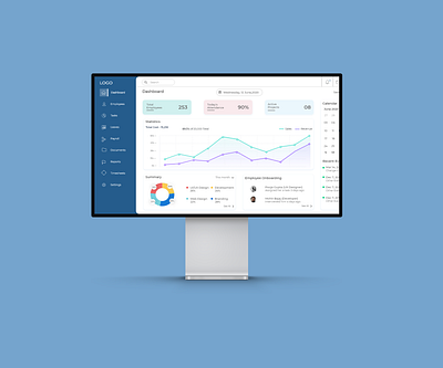 HRM Dashboard Design design graphic design product ui ux