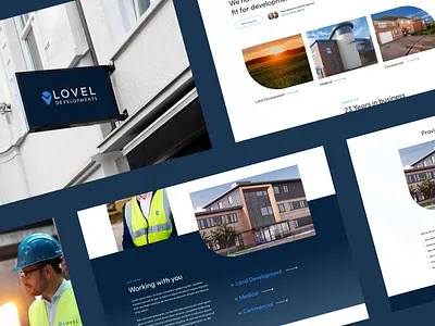 Lovel Developments Website ui web