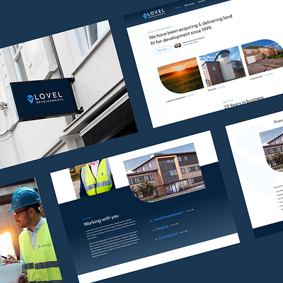 Lovel Developments Website ui web