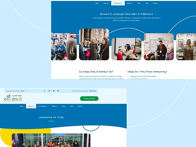 HEY CU Website charity children web