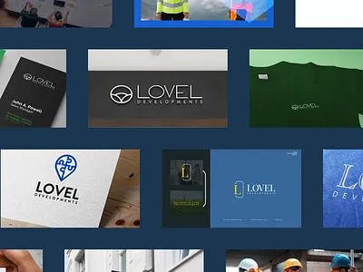 Lovel Developments Logo ideation branding logo