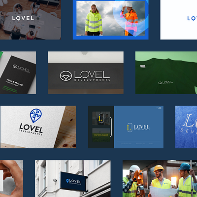 Lovel Developments Logo ideation branding logo