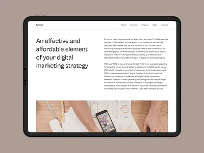 Digital Agency - Blogs Page article blog blog page blogs company creative agency digital agency digital marketing insight journal news post press ui uiux web design website