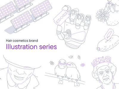 Illustration series app design graphic design illustration ui uiux