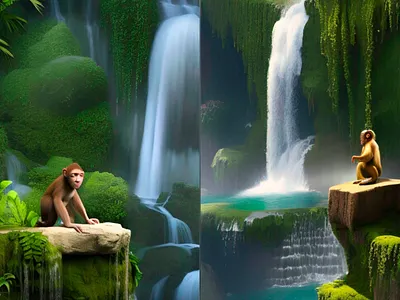 The Lost Monkey NFT. animation design graphic design illustration motion graphics ui ux