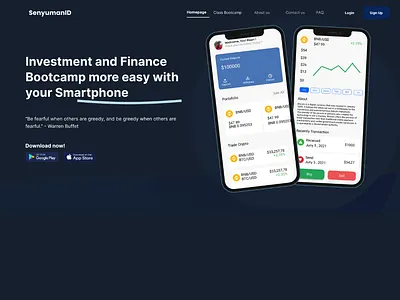 Header Download Apps - UI Design app design mobile app ui ux website