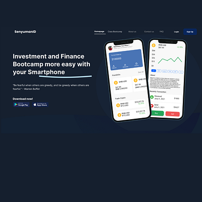 Header Download Apps - UI Design app design mobile app ui ux website