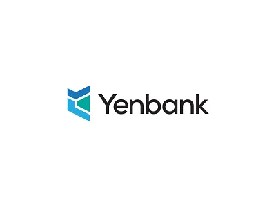 Yenbank bank brand branding finance icon identity logo logo type mark minimal minimalist modern payment startup y yenbank