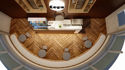 coffee Shop Design 3d architecture coffee shop design design exteriordesign illustration interiordesign ui