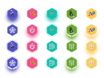 Adaptive.me | Badges adaptive.me app badge system branding crazy4designes design education logo graphic design icons design illustration logo modern icon designs profile badges ui ui ux ux vector