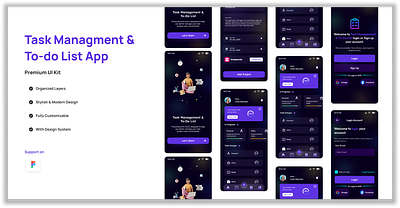 Task managment & To-do list App 3d app branding design icon interface minimal typography ui user ux