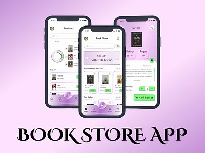 Book Store App app case study design e commerce figma mobile app open to work opentowork ui designer uidesign user experience design user experience designer user interface design user interface designer userflow ux design ux designer visual design visual designer wireframes