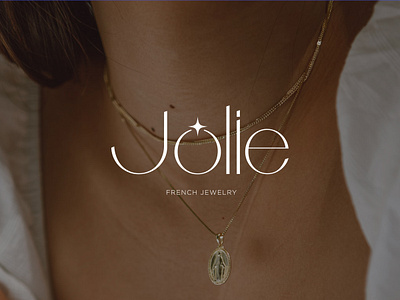 Jolie - Logo design ✨ brand branding femininity french jewelry graphic design graphic designer jewellery jewellery logo jewellery logo design jewelry jewelry logo jewelry logo design jewelry shop logo logo designer minimalism