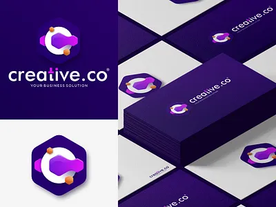 Creative.co Logo Design best logo branding colorful company corporate creative creative logo design icon illustration logo mascot modern modern logo new logo ui ux vector vectors