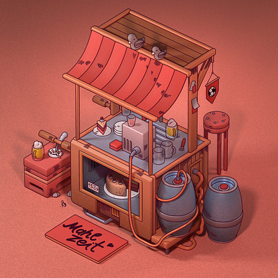 MasterBrews // Stefan Große Halbuer 3d 3d art blender design dioarama isometric