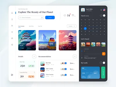Travel Booking Dashboard Design adventure animal app booking app business consultancy dashborad design destination explore travel travel agent travel app travel booking travel dashboard travel ui travel website traveling trip vacation