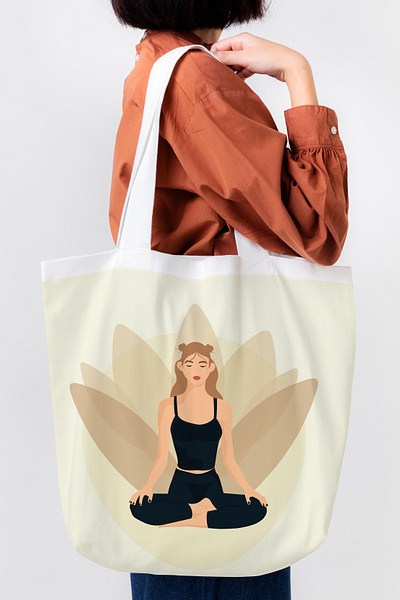 yoga design illustration