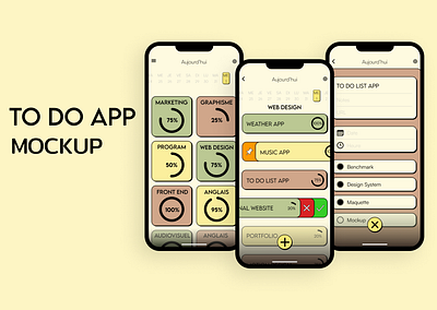 To do App Mockup mockup to do app