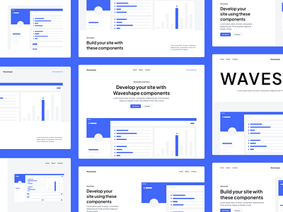 Waveshape - Open Source Webflow Components components hero section minimalist ui design web design webflow webflow components