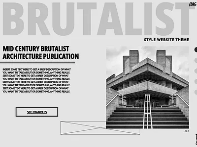 Brutalist brutalism figma graphic design ui