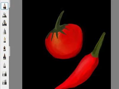 Chilli tomato illustration adobe illustrator branding chilli custom customize design design graphic design illustration popular recent sketch tomato trending vector