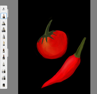 Chilli tomato illustration adobe illustrator branding chilli custom customize design design graphic design illustration popular recent sketch tomato trending vector