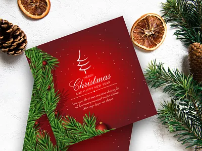 Christmas Greeting Card christmas graphic design greeting card illustration poster social media social media template template vector