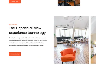1-space Studio Landing page design design ui uiux user interface ux web design website