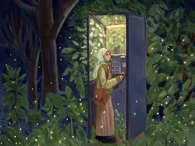 calling digital art digital illustration digital painting illustration nature
