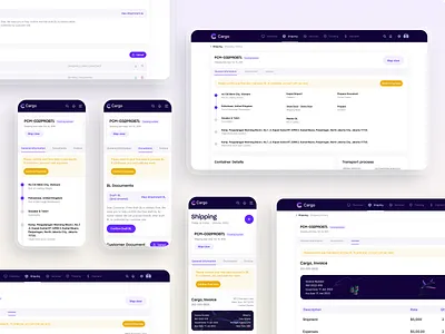Cargo Shipping Dashboard - SaaS UI/UX Design admin panel analytics app app dashboard b2b saas core app dashboard delivery service ecommerce dashboard modern web app saas saas dashboard saas ui ux saas ui ux design sales dashboard shipping shipping dashboard shipping tracking tracking web app ui