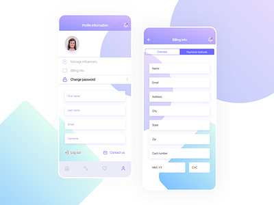 Fitness app design - profile activity app design billing clean ui design system figma fitness fitness app health minimal minimalism mobile mobile app profile profile create settings tans training user interface user uxpirience