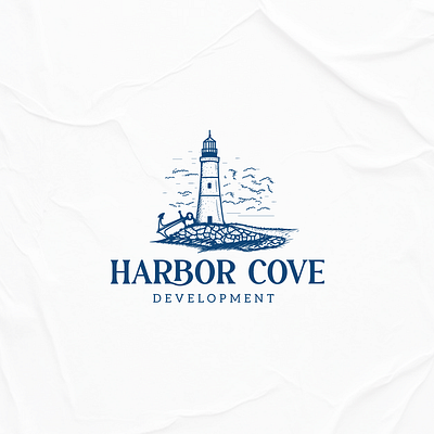 Lighthouse Logo Design anchor branding design graphic design illustration lighthouse lighthouse logo logo logo design real estate mortgage river vector vintage logo