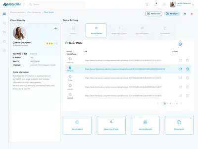 Dashboard CRM 3d animation branding clean crm dashboard logo material design motion graphics ui ux ux design