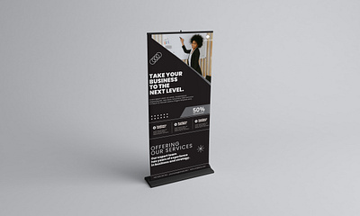 Roll Up Vertical Banner Template cover