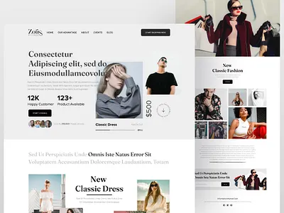 Fashion Product Website beautiful beauty business clothes ecommerce fashion fashion online shop fashionista landing page love magazine model onlinestore product research shopping style ui userinterface ux