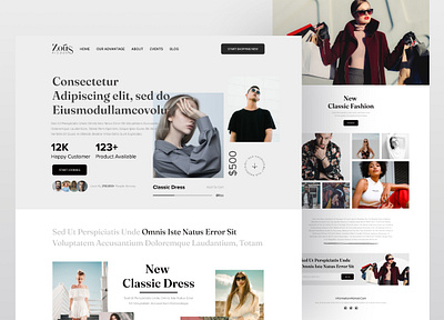 Fashion Product Website beautiful beauty business clothes ecommerce fashion fashion online shop fashionista landing page love magazine model onlinestore product research shopping style ui userinterface ux