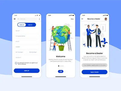 E-Waste App UI Design app design app ui app ui design cleaning e waste ecommerce environment garbage illustration login screen mobile app design newspaper onboarding screen product selling recycle recycling ui waste wasteg world