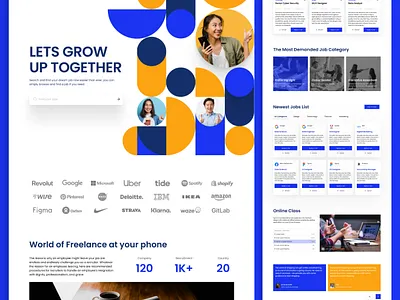 Jfind | landing page Job Seekers design exploration job jobs seeker ui ui design uiux ux web design website