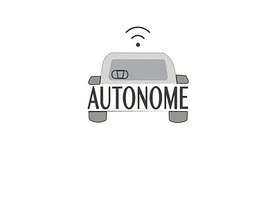 Driverless car logo - Day 5 adobe illustrator animation branding design designing illustration illustrator logo logo design ui