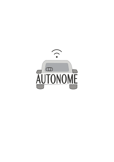 Driverless car logo - Day 5 adobe illustrator animation branding design designing illustration illustrator logo logo design ui