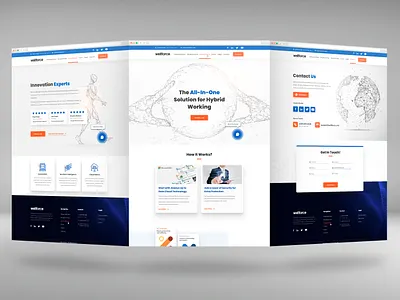 Web site: Landing page homepage for Wellforce