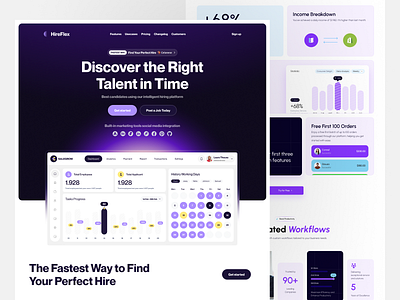 Hiring Saas Website design hiring hiring landing page hiring saas job landing page landing page design recruitment saas saas ai saas website web web design website