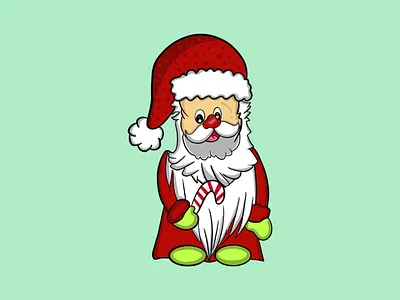 Hand drawn Santa Claus 🎅. art artist cartoon design handdrawn illustration logo