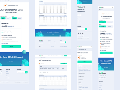 Digital Assets Data Landing Page clean data design digital product flat graphic design landing page service ui uiux