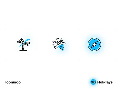 Holidays - Iconuioo adobe xd icons celebration figma icons holidays icon pack icon set icons illustrator icons line icons marketing icons party presentation icons sketch icons stroke icons travel