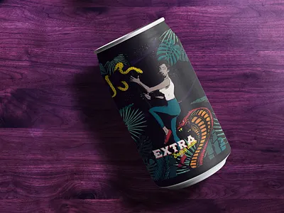 Extra energy design digitaldrawing energy graphic design illustration packaging packagingdesign retro surreal texture vintage vintagestyle