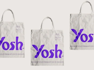 Yosh Totes bag digestion fashion health immunity packaging prebiotic probiotic tote tote bag yogurt yosh